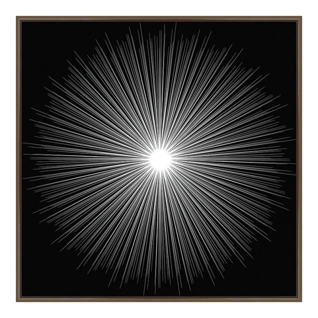 ΠΙΝΑΚΑΣ ΣΕ ΧΡΥΣΟ ΚΑΔΡΟ - ΑΣΤΕΡΙ ΛΑΜΨΗ ΑΦΗΡΗΜΕΝΟ - 80x80cm 6/ΚΙΒ – Προσφέρει μοναδική αισθητική | iroots.gr