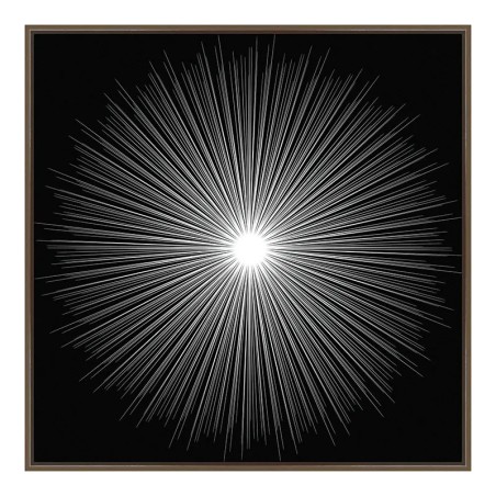 ΠΙΝΑΚΑΣ ΣΕ ΧΡΥΣΟ ΚΑΔΡΟ - ΑΣΤΕΡΙ ΛΑΜΨΗ ΑΦΗΡΗΜΕΝΟ - 80x80cm 6/ΚΙΒ – Προσφέρει μοναδική αισθητική | iroots.gr