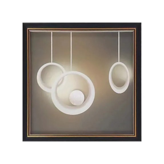 ΚΑΔΡΑΚΙ ΜΕ ΜΑΥΡΗ ΚΟΡΝΙΖΑ & ΓΥΑΛΙ - 3D ΦΩΤΑ ΑΦΗΡΗΜΕΝΟ - 35x35cm 20ΚΙΒ – Προσφέρει μοναδική αισθητική | iroots.gr