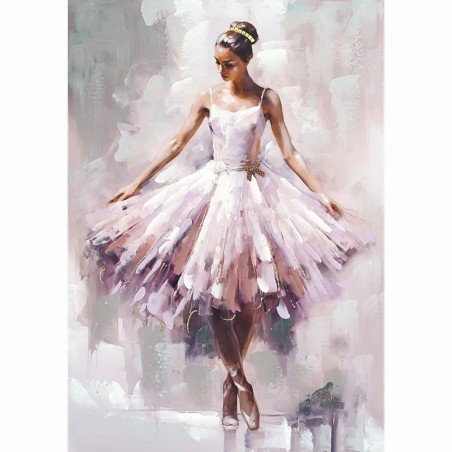 ΠΙΝΑΚΑΣ ΚΑΜΒΑΣ ΜΠΑΛΑΡΙΝΑ ME ΡΟΖ ΦΟΡΕΜΑ - 3D ΣΤΟΙΧΕΙΑ - 70x100cm 6/KIB – Δίνει premium χαρακτήρα στο περιβάλλον | iroots.gr