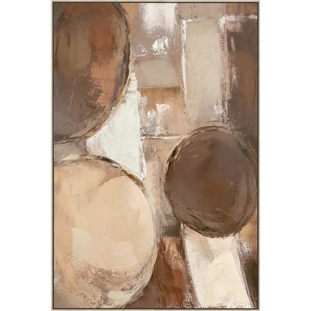 ΠΙΝΑΚΑΣ ΚΑΜΒΑΣ ΚΑΦΕ ΑΦΗΡΗΜΕΝΟ ΣΧΕΔΙΟ ΣΕ ΚΟΡΝΙΖΑ - 82.5x122.5x3.5cm 8/ΚΙB – Ταιριάζει σε κάθε μοντέρνο ή επαγγελματικό χώρο | iro