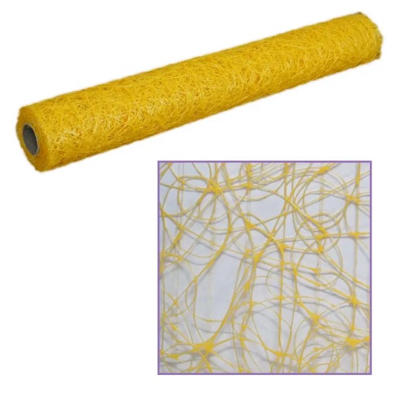 ΡΟΛΟ ΣΥΣΚΕΥΑΣΙΑΣ ΣΙΖΑΛ ΠΛΕΓΜΑ ΚΙΤΡΙΝΟ 53cm X 6yd – Αναβαθμίζει άμεσα τον χώρο σου | iroots.gr