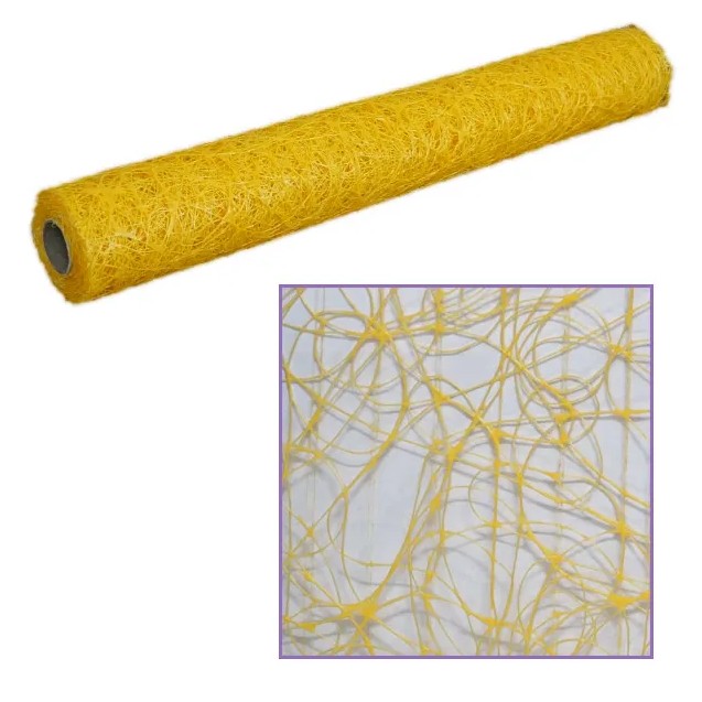 ΡΟΛΟ ΣΥΣΚΕΥΑΣΙΑΣ ΣΙΖΑΛ ΠΛΕΓΜΑ ΚΙΤΡΙΝΟ 53cm X 6yd – Αναβαθμίζει άμεσα τον χώρο σου | iroots.gr