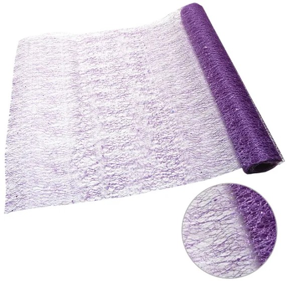 ΡΟΛΟ ΥΦΑΣΜΑ ΜΩΒ ΔΙΧΤΥ-ΙΡΙΔΑ 48cm X 5yd – Δημιουργεί αίσθηση πολυτέλειας χωρίς κόπο | iroots.gr