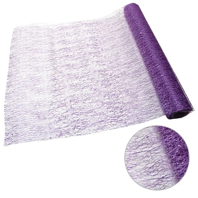 ΡΟΛΟ ΥΦΑΣΜΑ ΜΩΒ ΔΙΧΤΥ-ΙΡΙΔΑ 48cm X 5yd – Δημιουργεί αίσθηση πολυτέλειας χωρίς κόπο | iroots.gr