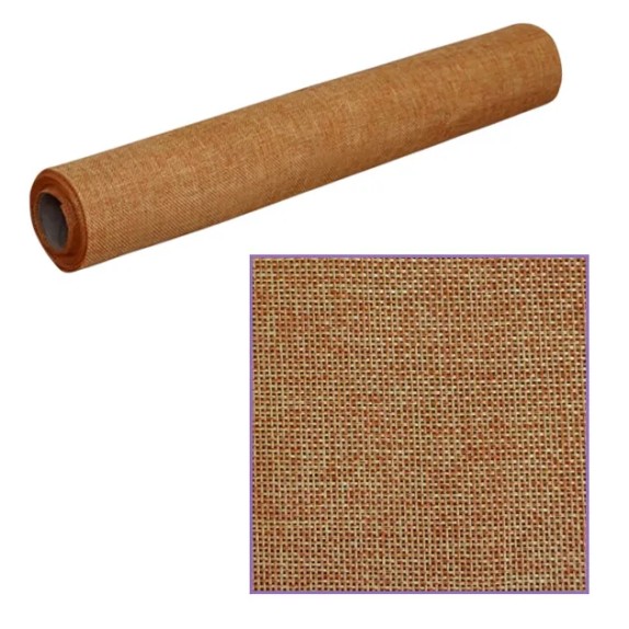 ΡΟΛΟ ΥΦΑΣΜΑ ΛΙΝΟ ΠΟΡΤΟΚΑΛΙ 48cm x 5yd 45/KIB – Αναβαθμίζει άμεσα τον χώρο σου | iroots.gr