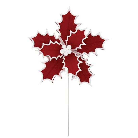 ΧΡΙΣΤΟΥΓΕNΝΙΑΤΙΚΟ ΠΙΚ ΓΚΙ ΚΟΚΚΙΝΟ/ΛΕΥΚΟ - Φ27cm Υ30cm 360/ΚΙΒ – Δημιουργεί αίσθηση πολυτέλειας χωρίς κόπο | iroots.gr