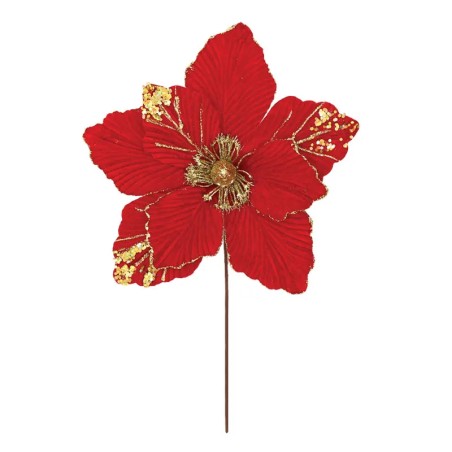 ΧΡΙΣΤΟΥΓΕΝNΙΑΤΙΚΟ ΠΙΚ ΛΟΥΛΟΥΔΙ ΚΟΚΚΙΝΟ/ΧΡΥΣΟ ME ΓΚΛΙΤΕΡ - Φ27cm Υ30cm 360/ΚΙΒ – Ταιριάζει σε κάθε μοντέρνο ή επαγγελματικό χώρο 