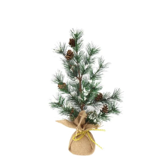 ΧΡΙΣΤΟΥΓΓΕΝΙΑΤΙΚΟ ΔΕΝΤΡΑΚΙ ΣΕ ΠΟΥΓΚΙ ΠΕΥΚΟ ΜΕ ΚΟΥΚΟΥΝΑΡΙΑ - Υ38cm 360/ΚΙΒ – Ταιριάζει σε κάθε μοντέρνο ή επαγγελματικό χώρο | ir