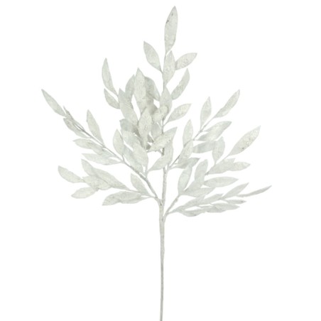 ΧΡΙΣΤΟΥΓΕΝΝΙΑΤΙΚΟ ΧΙΟΝΙΣΜΕΝΟ ΚΛΑΔΙ ΔΑΦΝΗΣ ΛΕΥΚΟ ME ΦΥΛΛΑ Χ8 - 20x7x76cm 12/120ΚΙΒ – Δίνει premium χαρακτήρα στο περιβάλλον | iro