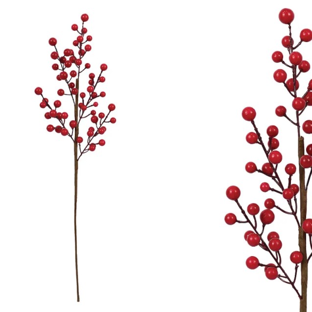 ΧΡΙΣΤΟΥΓΕΝΝΙΑΤΙΚΟ ΚΛΑΔΙ ME ΚΟΚΚΙΝΟΥΣ ΚΑΡΠΟΥΣ - 13x5x59cm 144/720ΚΙΒ – Προσφέρει μοναδική αισθητική | iroots.gr