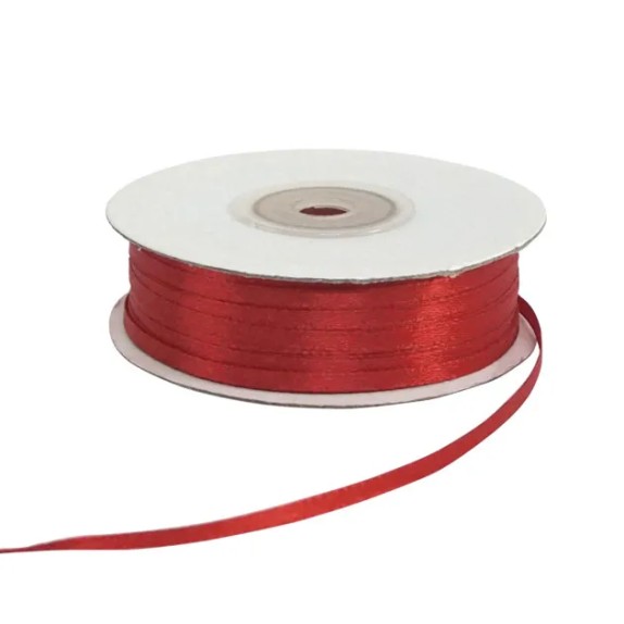 ΚΟΚΚΙΝΗ ΚΟΡΔΕΛΑ ΣΑΤΕΝ 100yd ΔΙΠΛΗΣ ΟΨΕΩΣ ΠΛΑΤΟΣ 3mm – Αναβαθμίζει άμεσα τον χώρο σου | iroots.gr