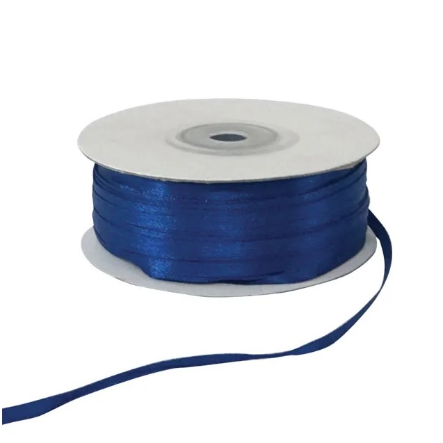ΜΠΛΕ ΗΛΕΚΤΡΙΚ ΚΟΡΔΕΛΑ ΣΑΤΕΝ 100yd ΔΙΠΛΗΣ ΟΨΕΩΣ ΠΛΑΤΟΣ 3mm – Δίνει premium χαρακτήρα στο περιβάλλον | iroots.gr