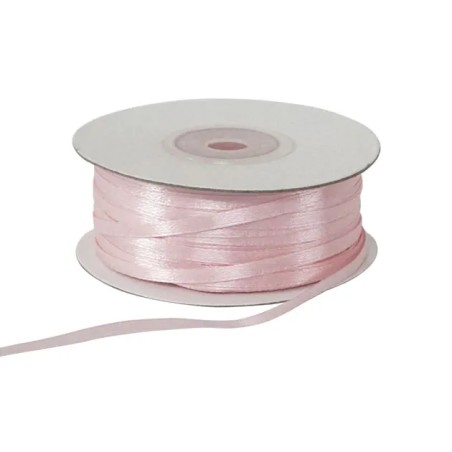 ΡΟΖ ΚΟΡΔΕΛΑ ΣΑΤΕΝ 100yd ΔΙΠΛΗΣ ΟΨΕΩΣ ΠΛΑΤΟΣ 3mm – Δημιουργεί αίσθηση πολυτέλειας χωρίς κόπο | iroots.gr