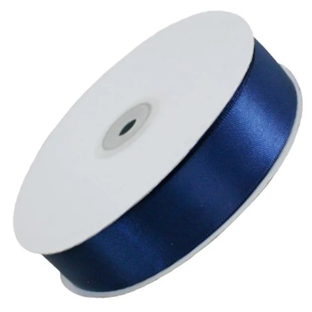 ΚΟΡΔΕΛΑ ΣΑΤΕΝ ΜΠΛΕ ΣΚΟΥΡΟ ΔΙΠΛΗΣ ΟΨΕΩΣ 50yd ΠΛΑΤΟΣ 25mm 100/ΚΙΒ. – Δίνει premium χαρακτήρα στο περιβάλλον | iroots.gr