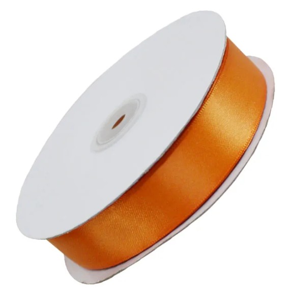 ΚΟΡΔΕΛΑ ΣΑΤΕΝ ΠΟΡΤΟΚΑΛΙ ΔΙΠΛΗΣ ΟΨΕΩΣ 50yd ΠΛΑΤΟΣ 25mm 100/ΚΙΒ. – Δίνει premium χαρακτήρα στο περιβάλλον | iroots.gr