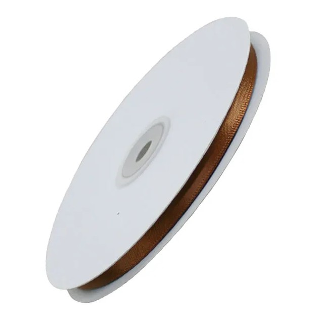 1/4 ΚΟΡΔΕΛΑ ΣΑΤΕΝ ΚΑΦΕ ΔΙΠΛΗΣ ΟΨΕΩΣ 50yd ΠΛΑΤΟΣ 6mm 100/ΚΙΒ.