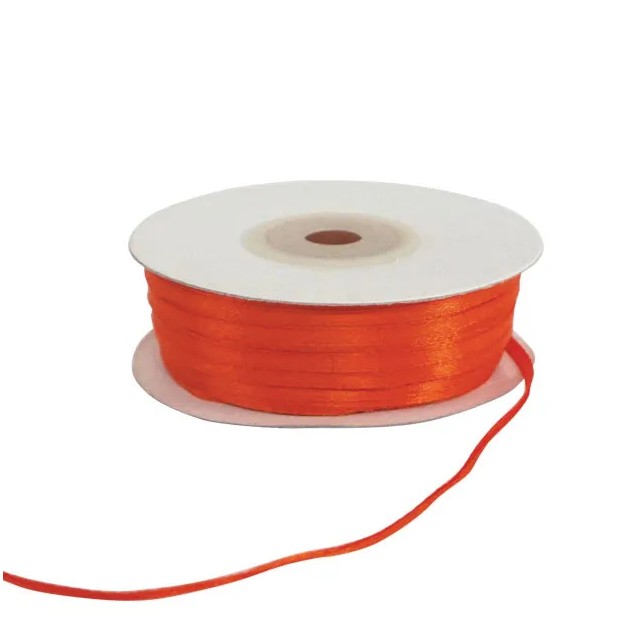 ΠΟΡΤΟΚΑΛΙ ΚΟΡΔΕΛΑ ΣΑΤΕΝ 100yd ΔΙΠΛΗΣ ΟΨΕΩΣ ΠΛΑΤΟΣ 3mm – Δίνει premium χαρακτήρα στο περιβάλλον | iroots.gr
