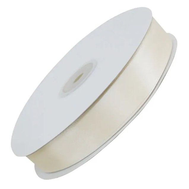 5/8 ΕΚΡΟΥ ΣΑΤΕΝ ΚΟΡΔΕΛΑ ΔΙΠΛΗΣ ΟΨΕΩΣ 50YRD 15ΜΜ 100/κιβ – Δίνει premium χαρακτήρα στο περιβάλλον | iroots.gr