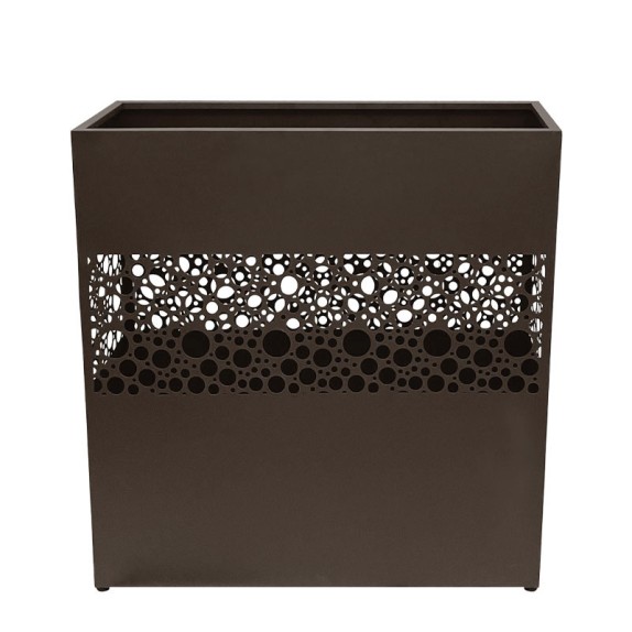 ΖΑΡΝΤΙΝΙΕΡΑ ΜΕΤΑΛΛΙΚΗ ΚΑΦΕ ΔΙΑΤΡΗΤΟ ΜΟΤΙΒΟ ΚΥΚΛΟΙ - 100x30x100cm – Προσφέρει μοναδική αισθητική | iroots.gr