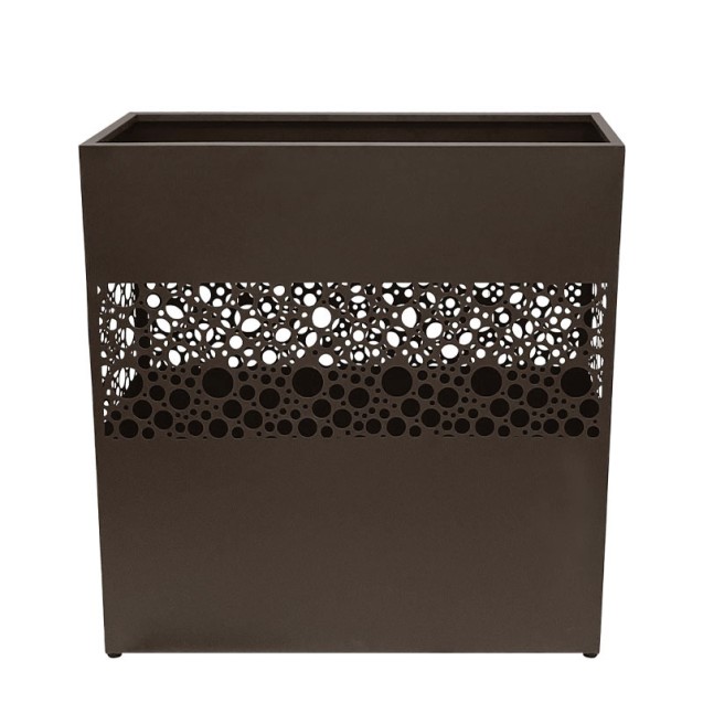 ΖΑΡΝΤΙΝΙΕΡΑ ΜΕΤΑΛΛΙΚΗ ΚΑΦΕ ΔΙΑΤΡΗΤΟ ΜΟΤΙΒΟ ΚΥΚΛΟΙ - 100x30x100cm – Προσφέρει μοναδική αισθητική | iroots.gr