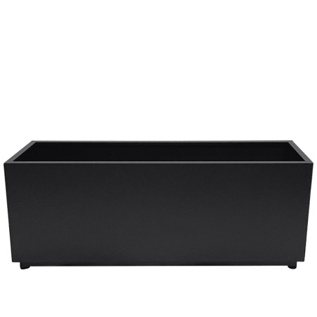 ΖΑΡΝΤΙΝΙΕΡΑ ΜΕΤΑΛΛΙΚΗ ΜΕΓΑΛΗ ΜΑΥΡΟ ΟΡΘΟΓΩΝΙΟ - 120x35x50cm – Προσφέρει μοναδική αισθητική | iroots.gr