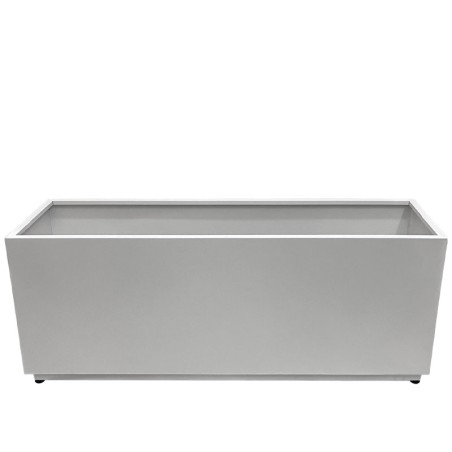 ΖΑΡΝΤΙΝΙΕΡΑ ΜΕΤΑΛΛΙΚΗ ΜΕΓΑΛΗ ΛΕΥΚΟ ΠΑΓΟΥ ΟΡΘΟΓΩΝΙΟ - 120x35x50cm – Αναβαθμίζει άμεσα τον χώρο σου | iroots.gr