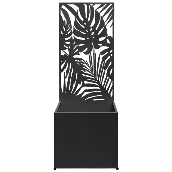 ΔΙΑΧΩΡIΣΤΙΚΟ ΜΕ ΖΑΡΝΤΙΝΙΕΡΑ ΜΕΤΑΛΛΙΚΟ ΑΝΘΡΑΚΙ ΔΙΑΤΡΗΤΟ ΣΧΕΔΙΟ ΜΟΝΣΤΕΡΑ - 70x30x180cm 2/KIB – Δημιουργεί αίσθηση πολυτέλειας χωρί