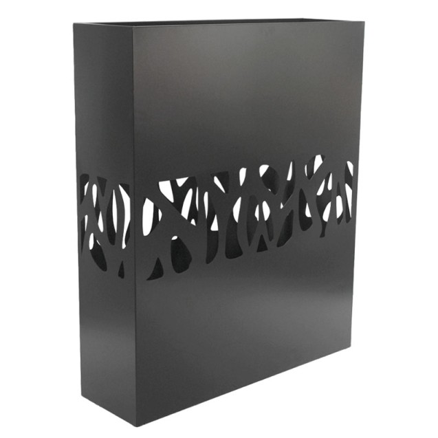 ΖΑΡΝΤΙΝΙΕΡΑ ΜΕΤΑΛΛΙΚΗ ΑΝΘΡΑΚΙ ME ΔΙΑΤΡΗΤΟ ΜΟΤΙΒΟ ΚΛΑΔΙΑ - 100x30x120cm 1/KIB – Δημιουργεί αίσθηση πολυτέλειας χωρίς κόπο | iroot