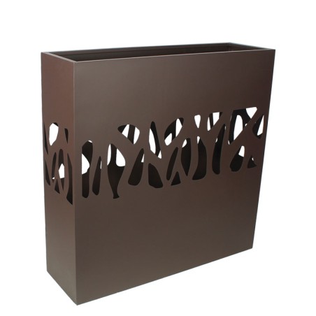 ΖΑΡΝΤΙΝΙΕΡΑ ΜΕΤΑΛΛΙΚΗ ΚΑΦΕ ME ΔΙΑΤΡΗΤΟ ΜΟΤΙΒΟ ΚΛΑΔΙΑ - 100x30x100cm 1/KIB – Αναβαθμίζει άμεσα τον χώρο σου | iroots.gr