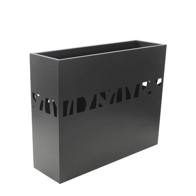 ΖΑΡΝΤΙΝΙΕΡΑ ΜΕΤΑΛΛΙΚΗ ΑΝΘΡΑΚΙ ME ΔΙΑΤΡΗΤΟ ΜΟΤΙΒΟ ΚΛΑΔΙΑ - 100x30x80cm 1/KIB – Προσφέρει μοναδική αισθητική | iroots.gr