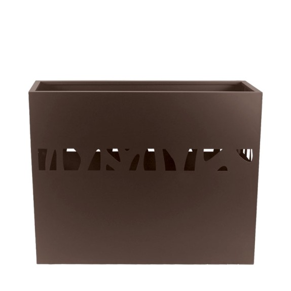 ΖΑΡΝΤΙΝΙΕΡΑ ΜΕΤΑΛΛΙΚΗ ΚΑΦΕ ME ΔΙΑΤΡΗΤΟ ΜΟΤΙΒΟ ΚΛΑΔΙΑ - 100x30x80cm 1/KIB – Δημιουργεί αίσθηση πολυτέλειας χωρίς κόπο | iroots.gr