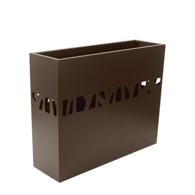 ΖΑΡΝΤΙΝΙΕΡΑ ΜΕΤΑΛΛΙΚΗ ΚΑΦΕ ME ΔΙΑΤΡΗΤΟ ΜΟΤΙΒΟ ΚΛΑΔΙΑ - 100x30x80cm 1/KIB – Δημιουργεί αίσθηση πολυτέλειας χωρίς κόπο | iroots.gr