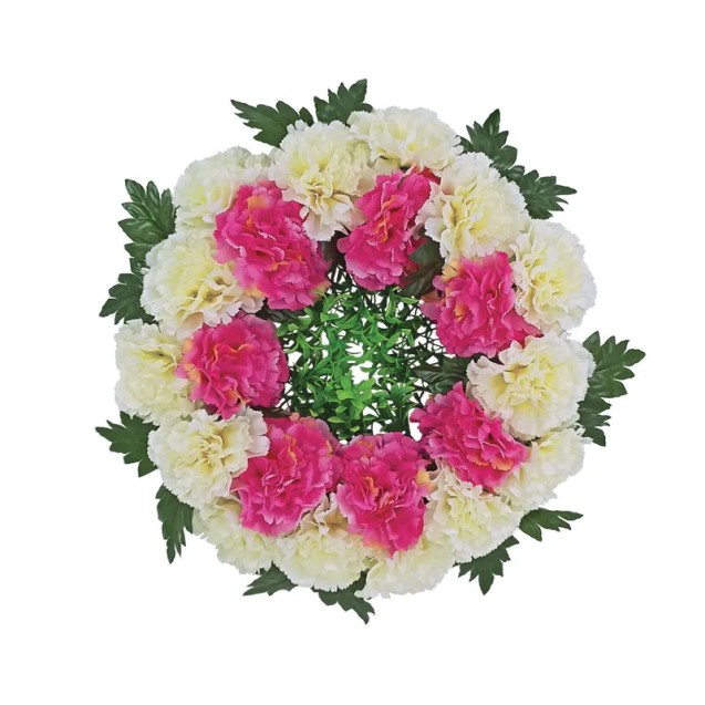 ΣΤΕΦΑΝΙ ΛΟΥΛΟΥΔΙΩΝ ΕΚΡΟΥ/ΡΟΖ ΓΑΡΥΦΑΛΛΑ Φ40cm 1/16KIB – Δίνει premium χαρακτήρα στο περιβάλλον | iroots.gr