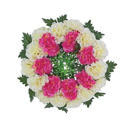 ΣΤΕΦΑΝΙ ΛΟΥΛΟΥΔΙΩΝ ΕΚΡΟΥ/ΡΟΖ ΓΑΡΥΦΑΛΛΑ Φ40cm 1/16KIB – Δίνει premium χαρακτήρα στο περιβάλλον | iroots.gr