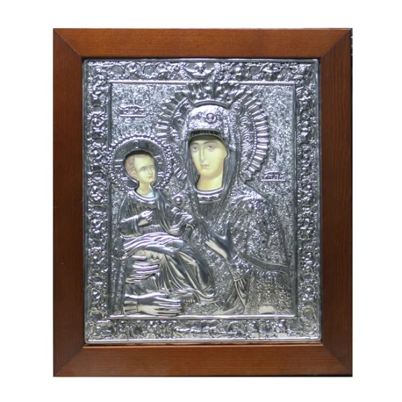 ΕΙΚΟΝΑ ΑΛΟΥΜΙΝΙΟΥ ΠΑΝΑΓΙΑ ΤΡΙΧΕΡΟΥΣΑ - 34x40cm – Αναβαθμίζει άμεσα τον χώρο σου | iroots.gr