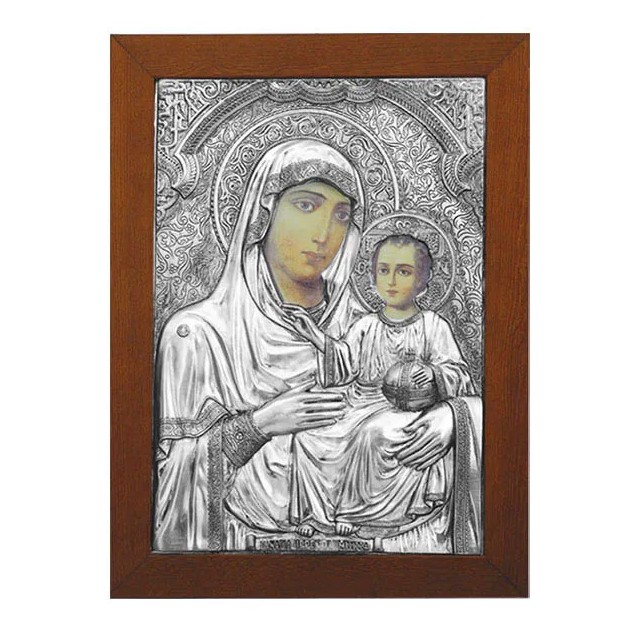 ΕΙΚΟΝΑ ΑΛΟΥΜΙΝΙΟΥ ΠΑΝΑΓΙΑ ΙΕΡΟΣΟΛΥΜΙΤΙΣΣΑ - 33x44.5cm – Δίνει premium χαρακτήρα στο περιβάλλον | iroots.gr