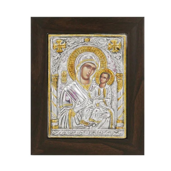 ΕΙΚΟΝΑ ΑΛΟΥΜΙΝΙΟΥ ΠΑΝΑΓΙΑ ΟΔΗΓΗΤΡΙΑ - ME ΧΡΥΣΟ - 21x26cm – Ταιριάζει σε κάθε μοντέρνο ή επαγγελματικό χώρο | iroots.gr