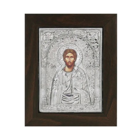 ΕΙΚΟΝΑ ΑΛΟΥΜΙΝΙΟΥ ΙΗΣΟΥΣ ΧΡΙΣΤΟΣ - 21x26cm – Δίνει premium χαρακτήρα στο περιβάλλον | iroots.gr