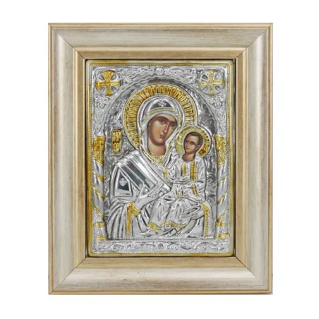 ΕΙΚΟΝΑ ΑΛΟΥΜΙΝΙΟΥ ΠΑΝΑΓΙΑ ΟΔΗΓΗΤΡΙΑ - ME ΧΡΥΣΟ - 21.5x26.5cm – Ταιριάζει σε κάθε μοντέρνο ή επαγγελματικό χώρο | iroots.gr