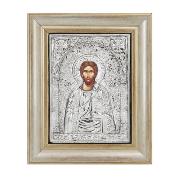 ΕΙΚΟΝΑ ΑΛΟΥΜΙΝΙΟΥ ΙΗΣΟΥΣ ΧΡΙΣΤΟΣ - 21.5x26.5cm – Δημιουργεί αίσθηση πολυτέλειας χωρίς κόπο | iroots.gr