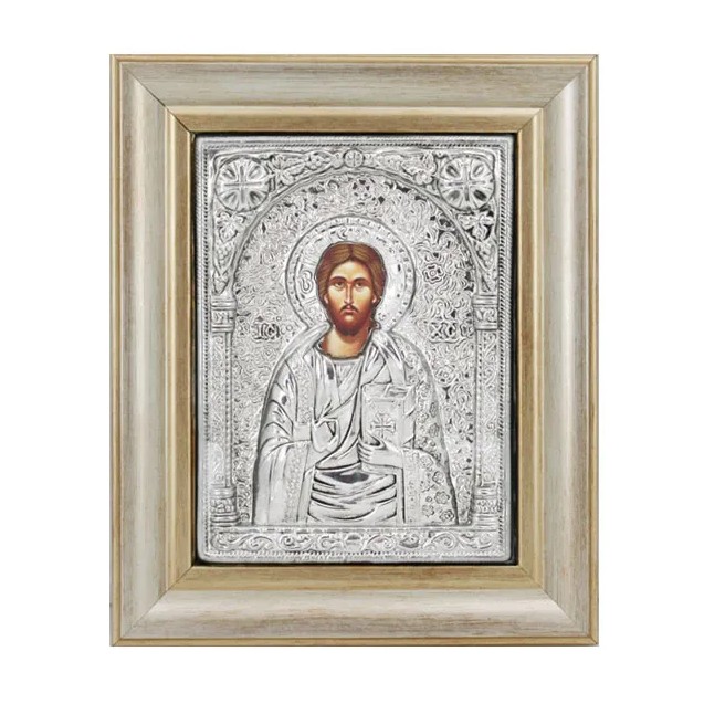 ΕΙΚΟΝΑ ΑΛΟΥΜΙΝΙΟΥ ΙΗΣΟΥΣ ΧΡΙΣΤΟΣ - 21.5x26.5cm – Δημιουργεί αίσθηση πολυτέλειας χωρίς κόπο | iroots.gr