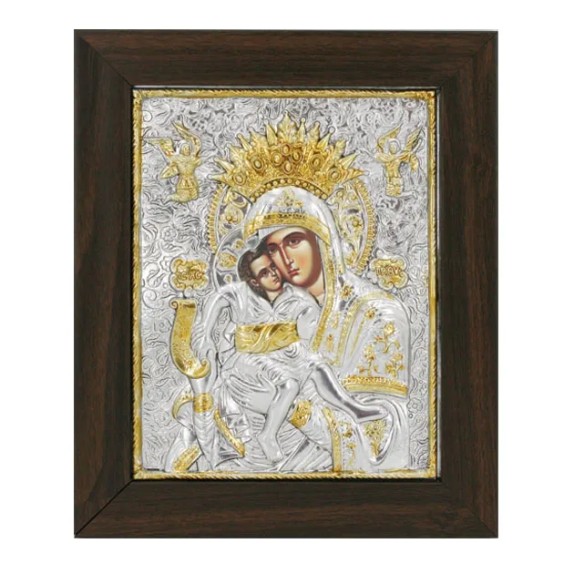 ΕΙΚΟΝΑ ΑΛΟΥΜΙΝΙΟΥ ΑΞΙΟΝ ΕΣΤΙ - ΜΕ ΧΡΥΣΟ - 23x28cm – Δίνει premium χαρακτήρα στο περιβάλλον | iroots.gr