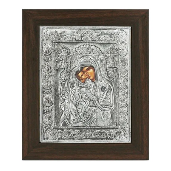 ΕΙΚΟΝΑ ΑΛΟΥΜΙΝΙΟΥ ΑΞΙΟΝ ΕΣΤΙ - ΜΕ ΜΠΟΡΝΤΟΥΡΑ - 23x28cm – Δίνει premium χαρακτήρα στο περιβάλλον | iroots.gr