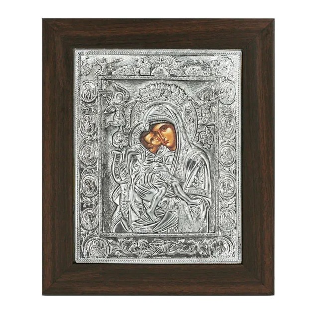 ΕΙΚΟΝΑ ΑΛΟΥΜΙΝΙΟΥ ΑΞΙΟΝ ΕΣΤΙ - ΜΕ ΜΠΟΡΝΤΟΥΡΑ - 23x28cm – Δίνει premium χαρακτήρα στο περιβάλλον | iroots.gr