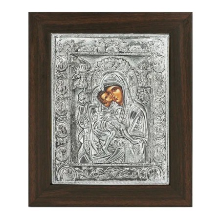 ΕΙΚΟΝΑ ΑΛΟΥΜΙΝΙΟΥ ΑΞΙΟΝ ΕΣΤΙ - ΜΕ ΜΠΟΡΝΤΟΥΡΑ - 23x28cm – Δίνει premium χαρακτήρα στο περιβάλλον | iroots.gr