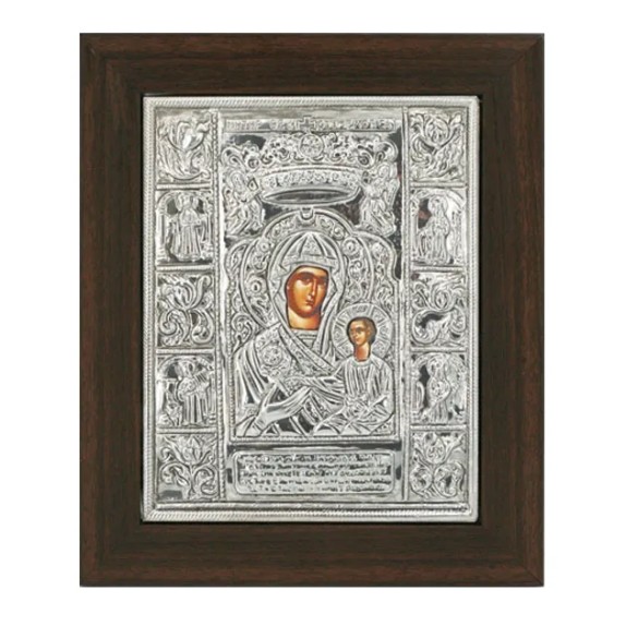 ΕΙΚΟΝΑ ΑΛΟΥΜΙΝΙΟΥ ΠΑΝΑΓΙΑ ΣΟΥΜΕΛΑ - 23x28cm – Προσφέρει μοναδική αισθητική | iroots.gr