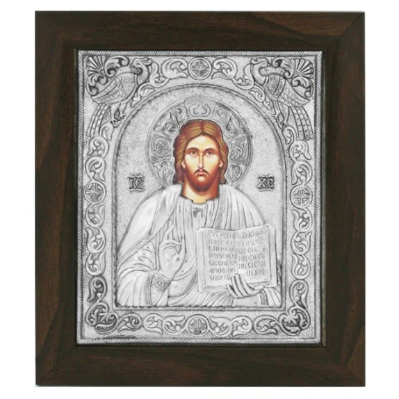 ΕΙΚΟΝΑ ΑΛΟΥΜΙΝΙΟΥ ΙΗΣΟΥΣ ΧΡΙΣΤΟΣ - 25x29cm – Δίνει premium χαρακτήρα στο περιβάλλον | iroots.gr