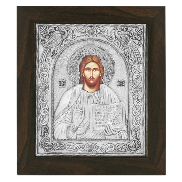 ΕΙΚΟΝΑ ΑΛΟΥΜΙΝΙΟΥ ΙΗΣΟΥΣ ΧΡΙΣΤΟΣ - 25x29cm – Δίνει premium χαρακτήρα στο περιβάλλον | iroots.gr