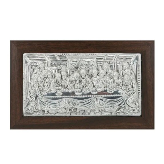 ΕΙΚΟΝΑ ΑΛΟΥΜΙΝΙΟΥ ΜΥΣΤΙΚΟΣ ΔΕΙΠΝΟΣ - 34x21cm – Ταιριάζει σε κάθε μοντέρνο ή επαγγελματικό χώρο | iroots.gr